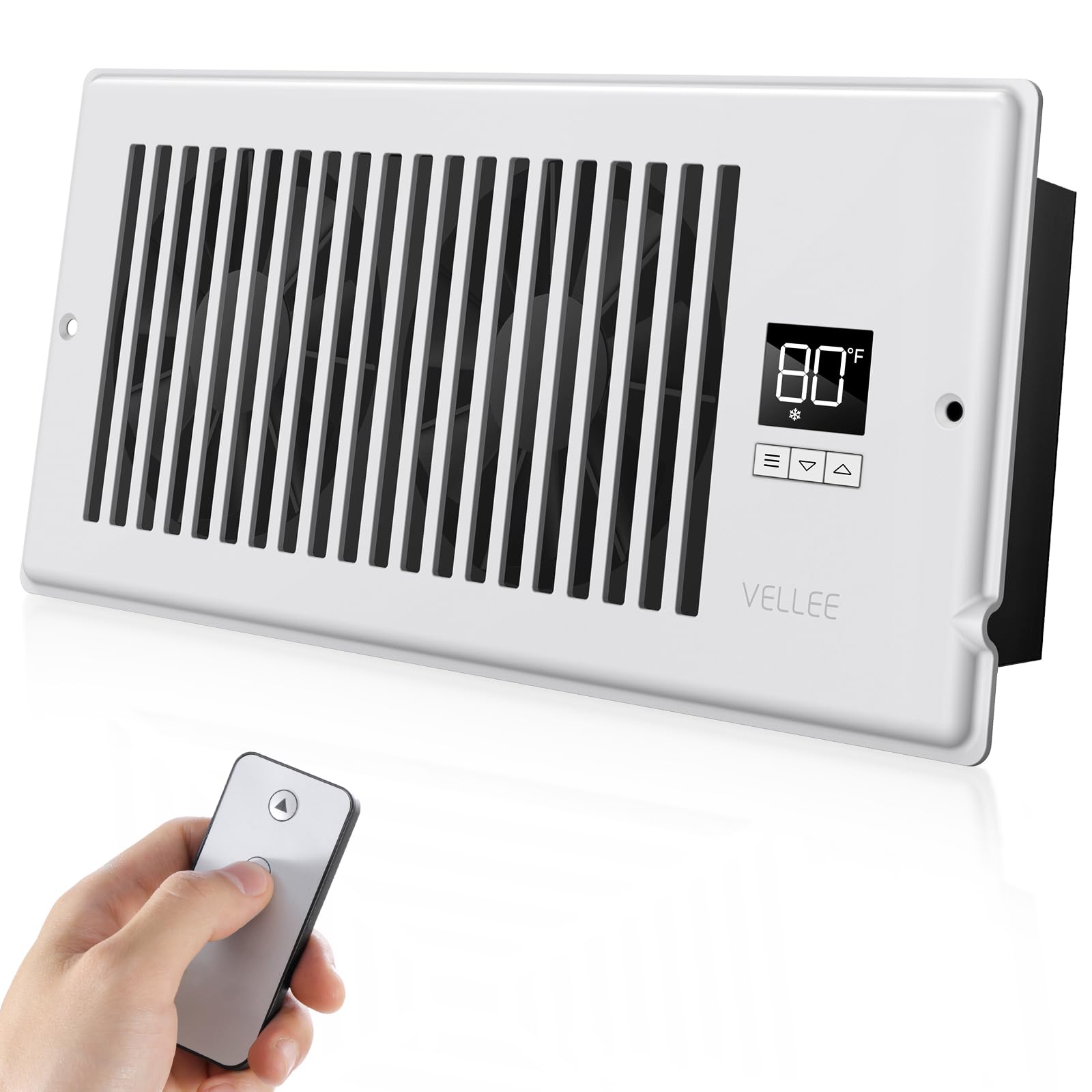 Amazon.com: VELLEE Quiet Register Booster Fan Fits 4